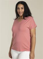 Sandgaard - Amsterdam T-shirt med Kort Ærme, Gammel Rosa